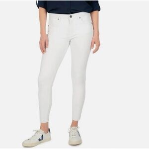 Kut from the Kloth Women's Crisp White Jeans - Donna Fab Ab High Rise Skinny